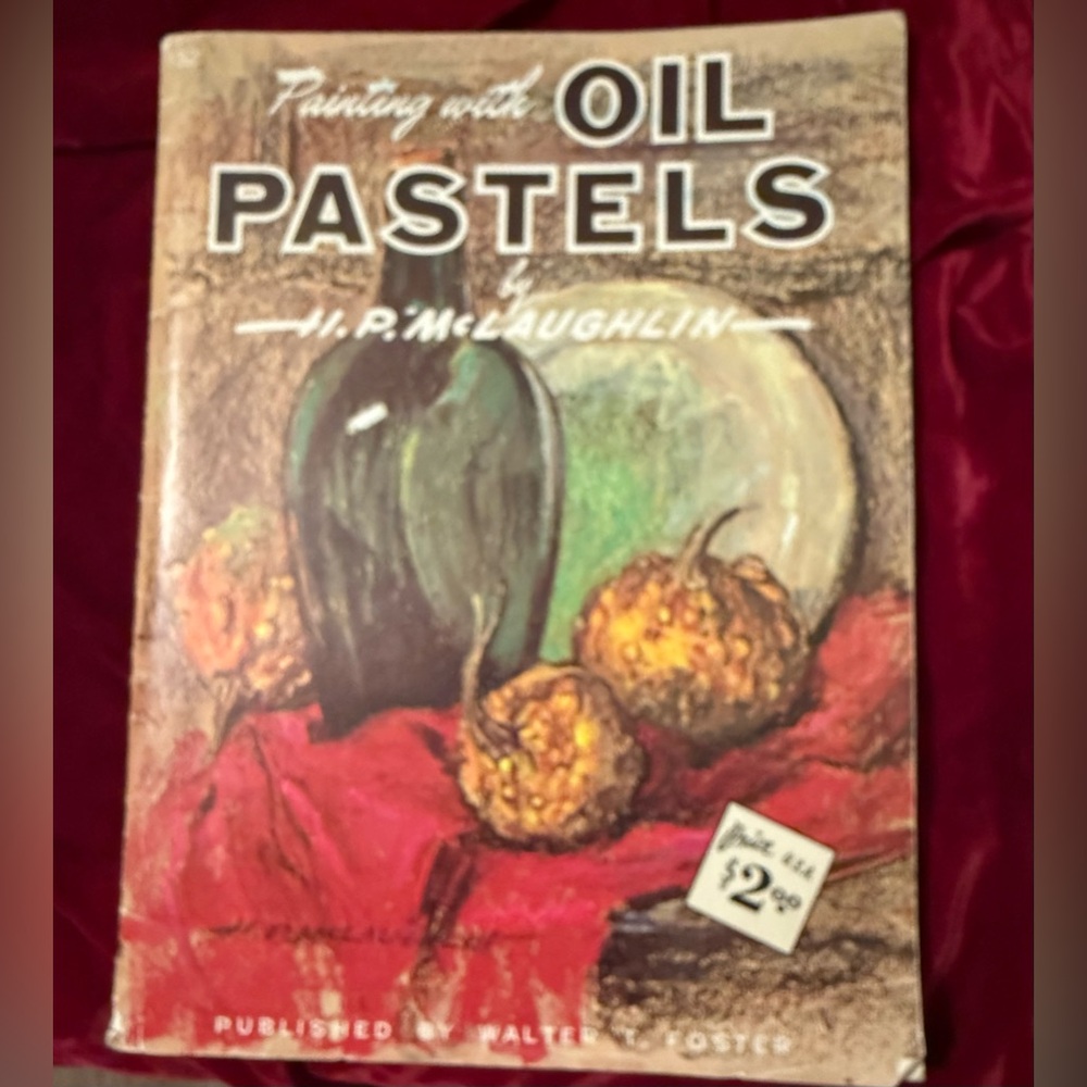 Book, Painting with Oil pastels by H P McLaughlin